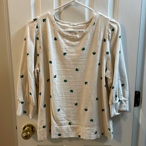 LOFT Shamrock Sweatshirt